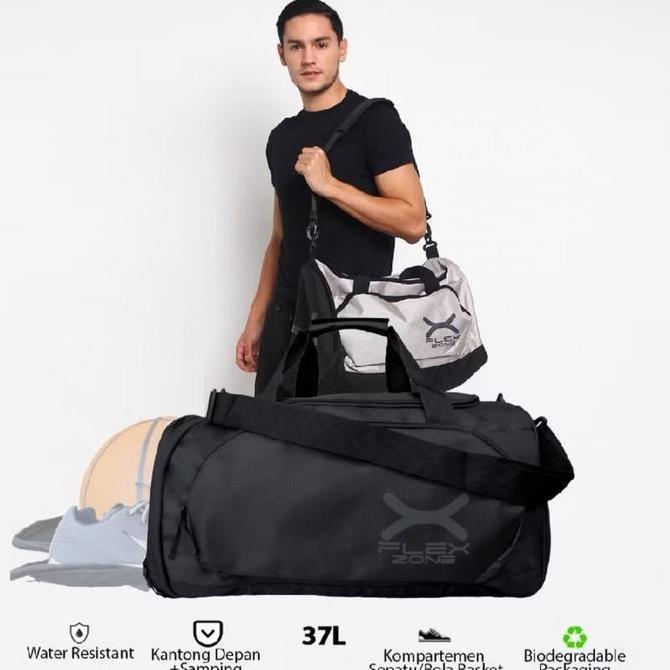 Flexzone Gym Bag Tas Olahraga Basket Renang Badminton