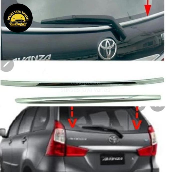 LIS KACA BELAKANG All New Avanza Xenia Veloz 2012-2020 CHROME
