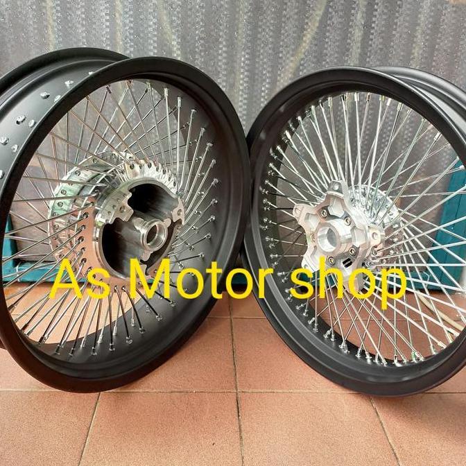 VELG SET JARI JARI SERIBU TAPAK LEBAR 350 450 X 17 TROMOL SET XSR155