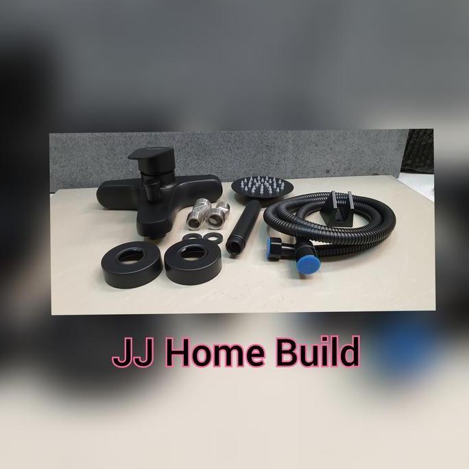 Kran Shower Panas Dingin Hitam