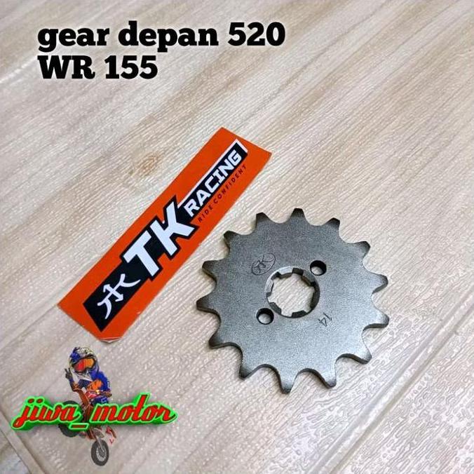 gear depan 520 TK racing WR 155 / ninja RR / Vixion
