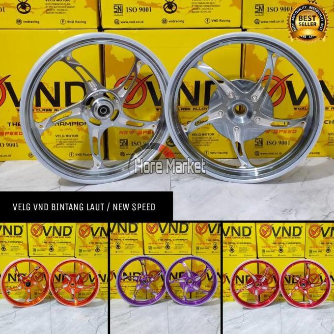 Velg VND New Speed Vario 125 150 / Mio / Beat / Scoopy / Genio 185 x 215 ring 14 velg racing bintang