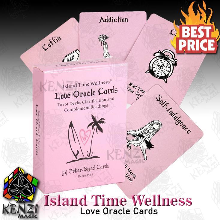 LARISS Kartu Love Oracle - Island Time Wellness ( Pink )