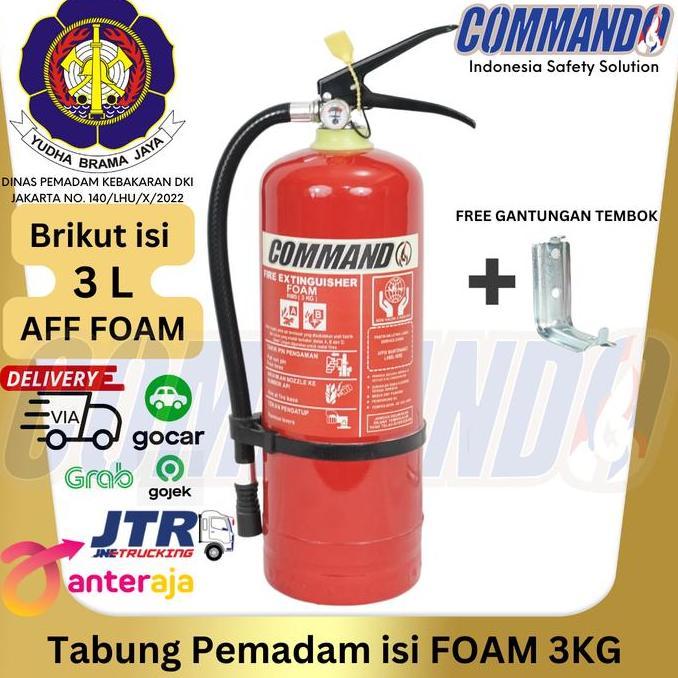 APAR FOAM 3 KG COMMANDO / AFF FOAM 3 L / Komplit Set