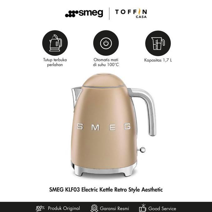 SMEG KLF03 Kettle - 50's Retro Style Aesthetic