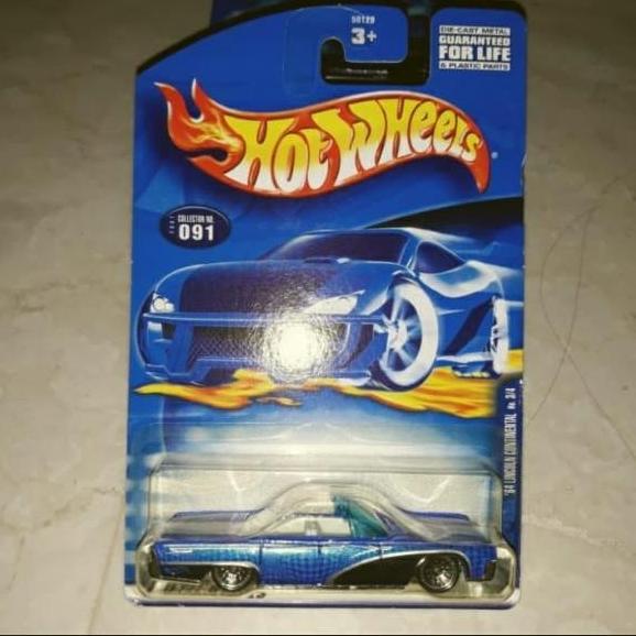 Hotwheels 64 lincoln continental biru