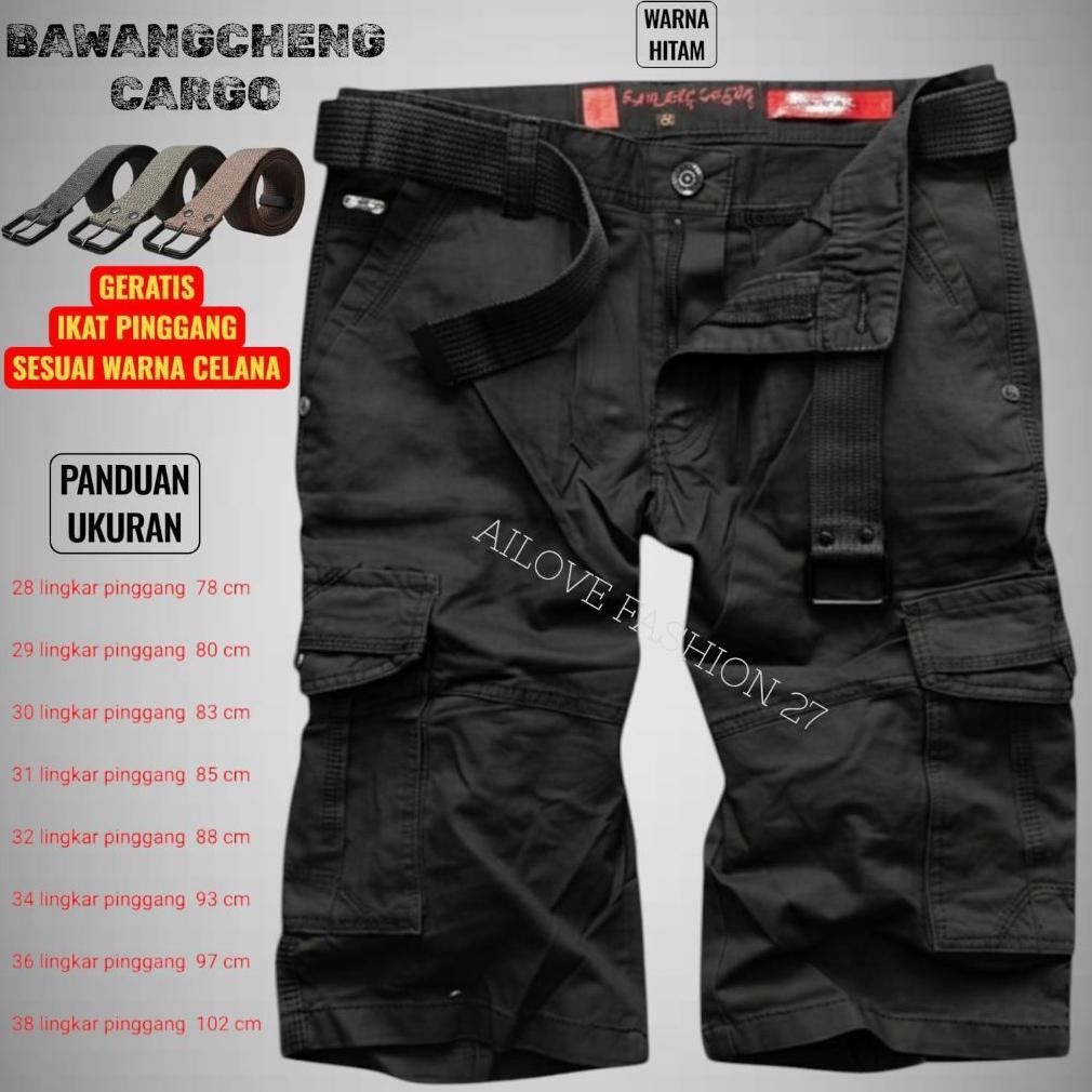 ORIGINAL CELANA CARGO PENDEK PDL IMPORT BA WANG CHENG