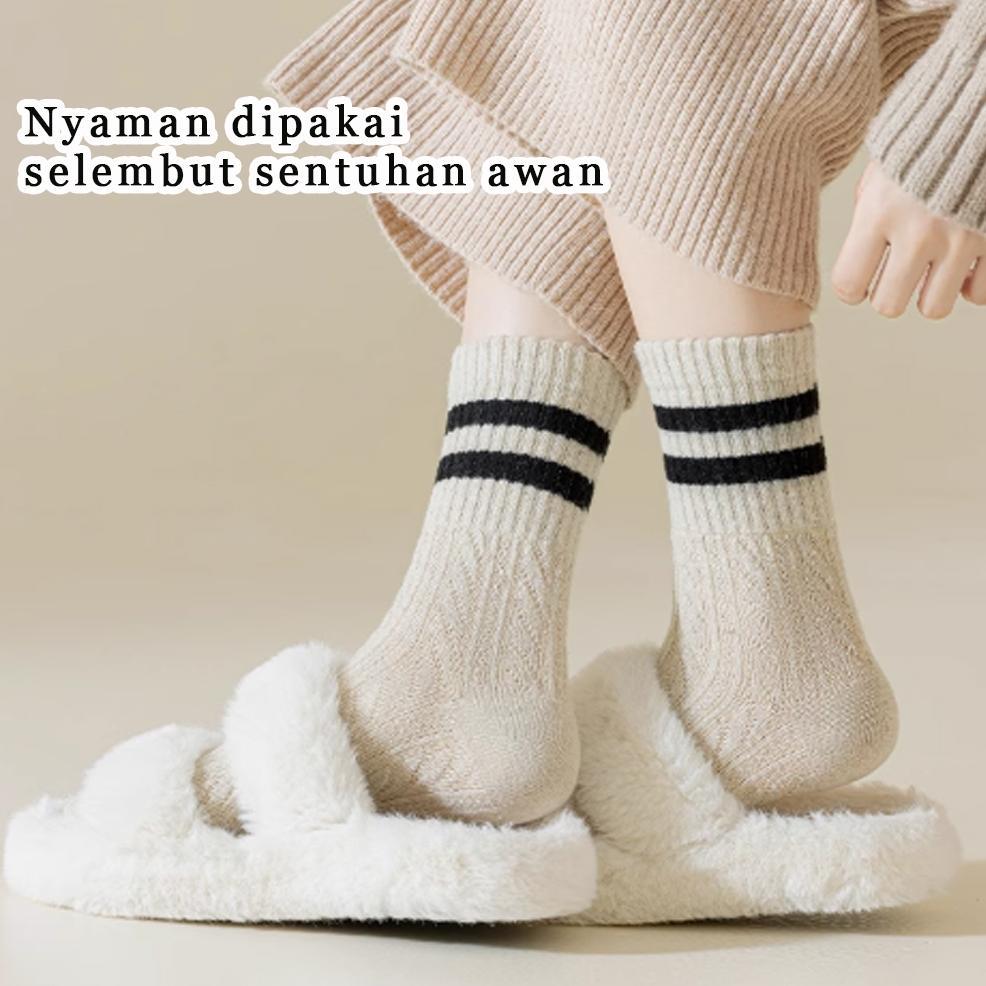 Wajib Punya YjhKaus Kaki Gaya Korea Kaus Kaki Kasual Wanita