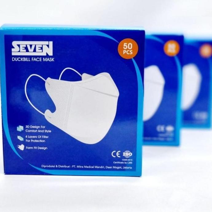 Medivix- Masker Seven Duckbill 4Ply Isi 50 Pcs