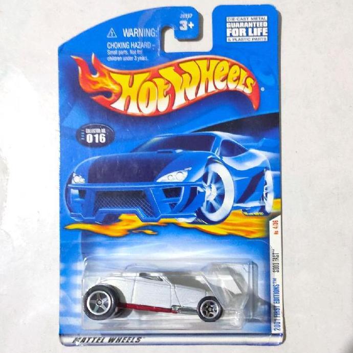 Hotwheels Hot Wheels Sooo Fast Soo Fast putih 2001 First Editions open roof