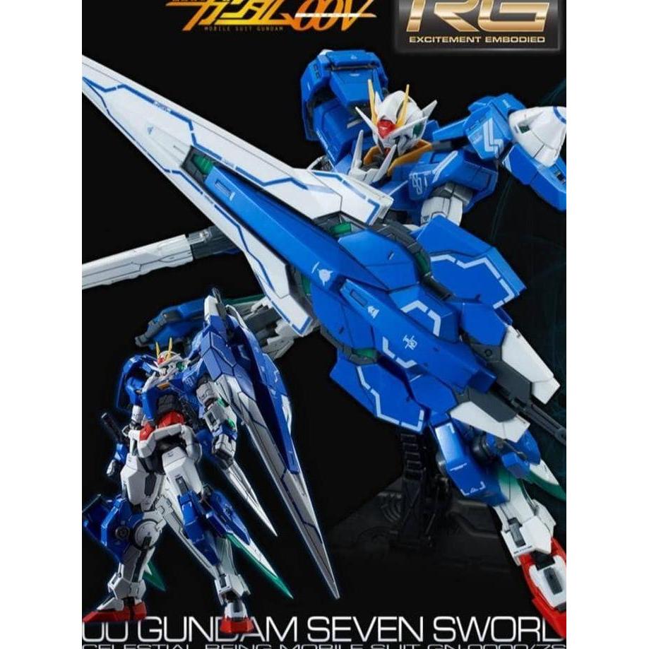 limited P.bandai bandai RG 1/144 Seven 7 sword swords gundam 00