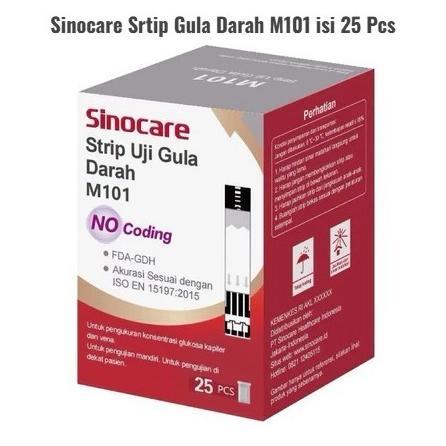 Sinocare Strip Gula Darah M101 Test Strip Gula Darah