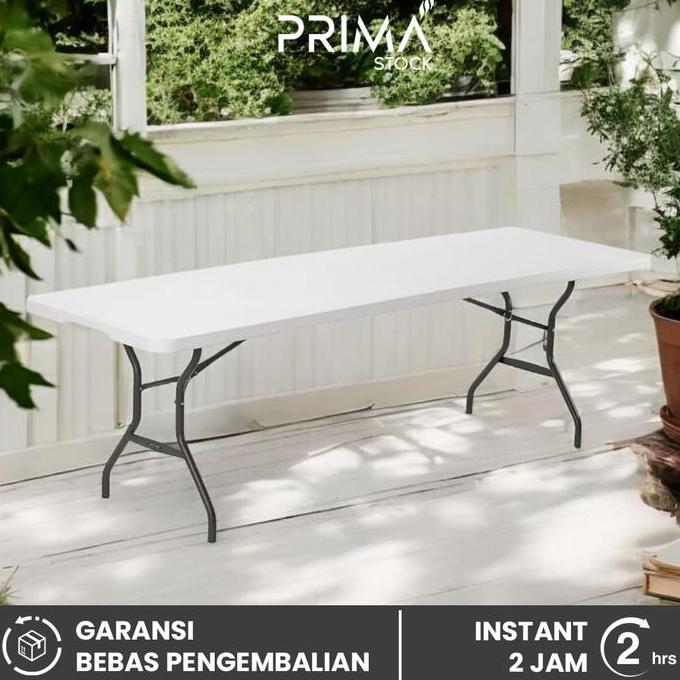 MEJA LIPAT 240 X 70 CM PRASMANAN RESTORAN KATERING PAMERAN MEETING GS