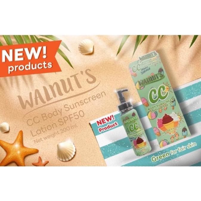 Murah Wallnut Cc Body Sunscreen Ori Thai 200Ml