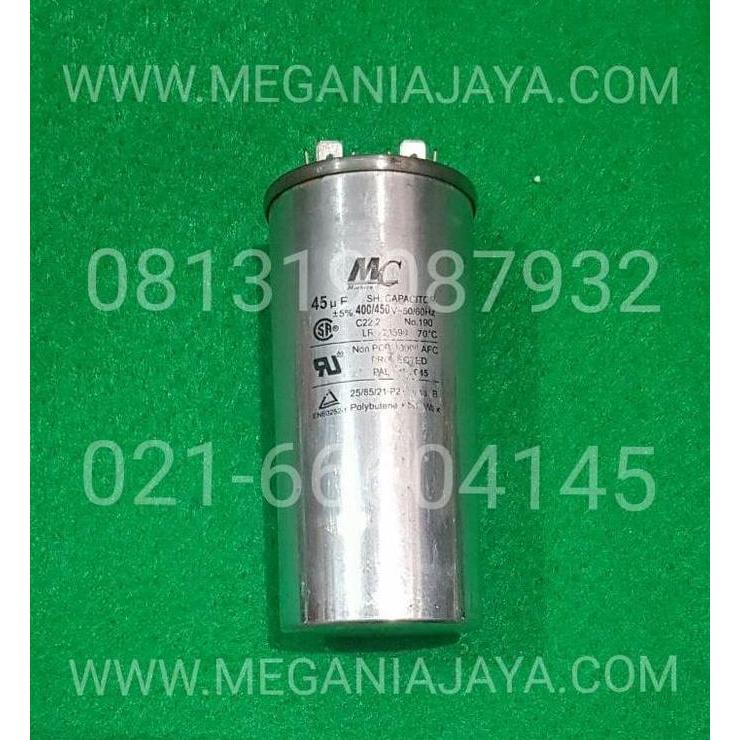 CAPASITOR MC 45 UF / KAPASITOR MC 45 UF HARGA KHUSUS