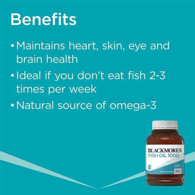 Vitbreak- Blackmores Fish Oil 1000 Mg Omega 3 - 400 Caps