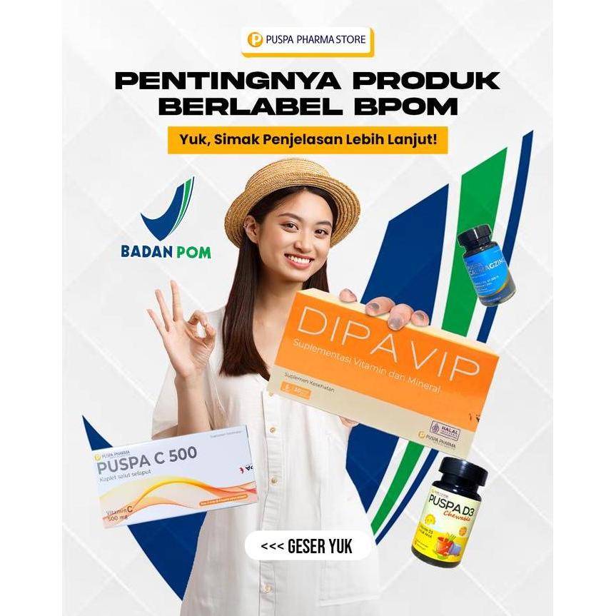 Grildd- {Spesial Dokter Puja} Paket Promil Suami Istri - Puspa D3 Vitamin D3 1000 + Picozinc - B6 (Z