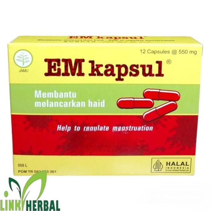 Grildd- Brd Em Kapsul ( Isi 12 Kapsul ) Original Borobudur Herbal