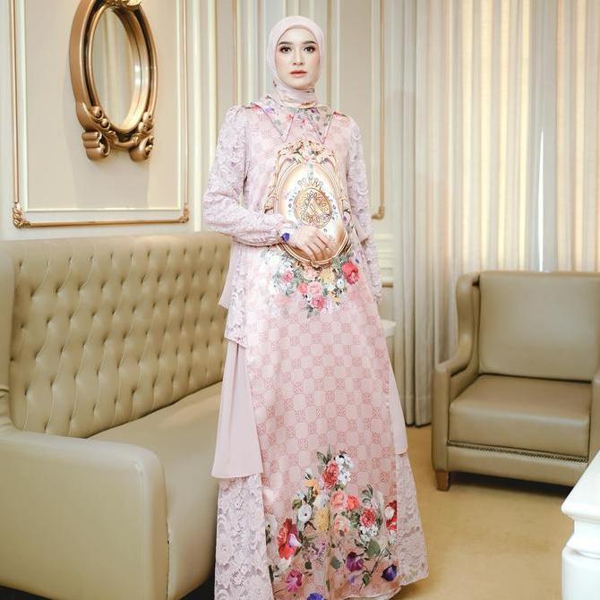 Alcavella - Rossela Dress Series | Baju Gamis Hijab Wanita Gaun Muslim Elegan Original