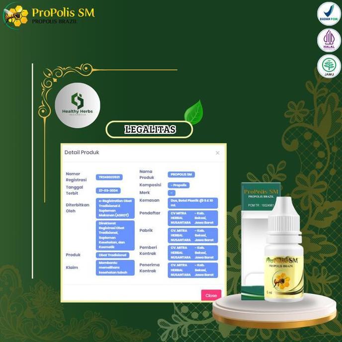 Grildd- Propolis Sm Perontok Kutil Kelamin Pria Kutil Anus Kutu Jamur Kemaluan Gatal Lecet Virus Hpv