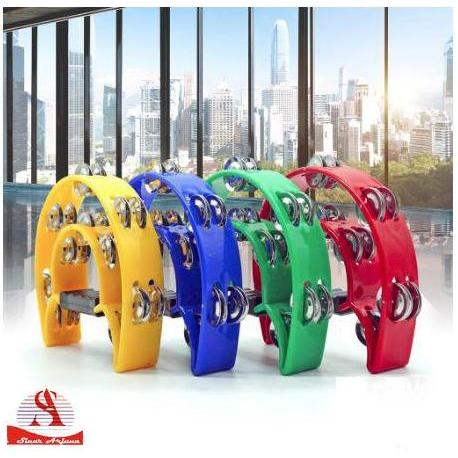 Alat Musik Kecrekan Tambourine Double Ring
