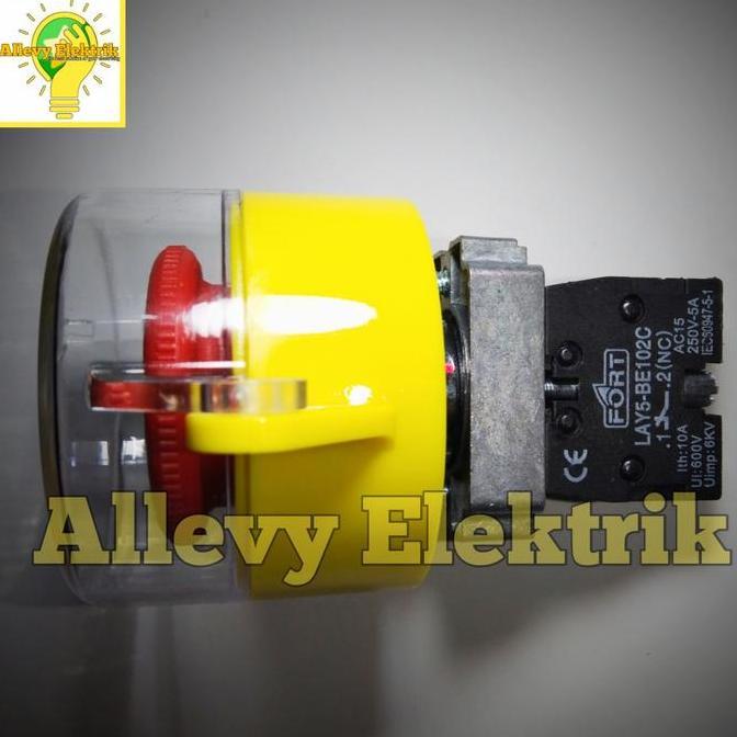 Otopilot- Emergency Stop Push Button 22Mm & Pelindung Emergency Push Button