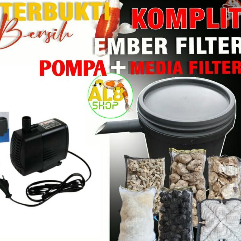 -HSR- Ember Filter Tempat Media Filter Kolam Ikan Koi