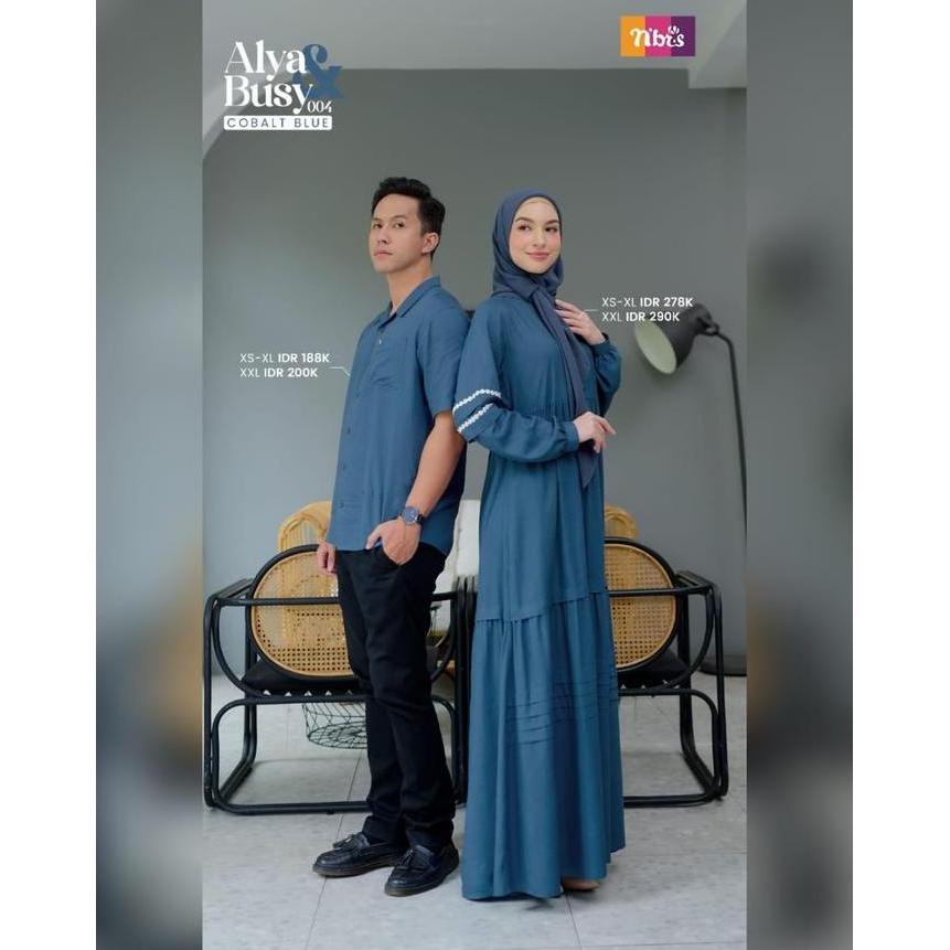 Couple Alya & NBRS Busy 004 GAMIS DAN KOKO KEMJA NIBRAS