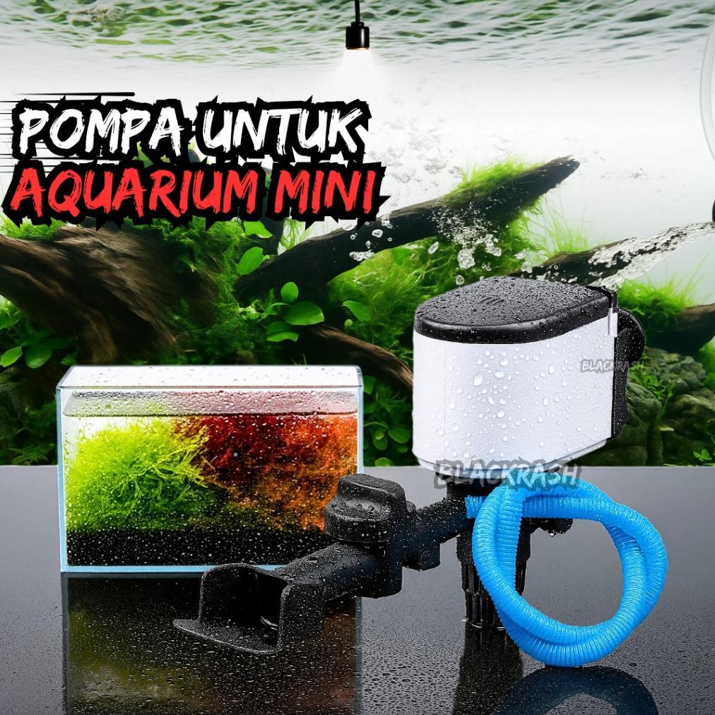 [ZGR] Pompa Air Aquarium Mini Celup Low Watt Filter & Aerator Akuarium