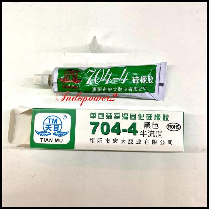 TERLARIS LEM TIAN MU 704 HITAM / THERMAL GLUE + SEALANT SILICONE GREASE TIAN MU