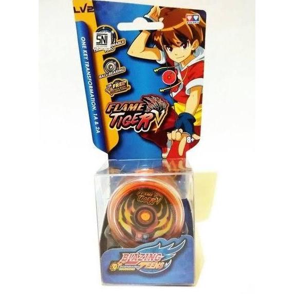 Dimari- Yoyo Auldey Original Blazing Teens Flame Tiger V Type Iron Loong Harga Promo