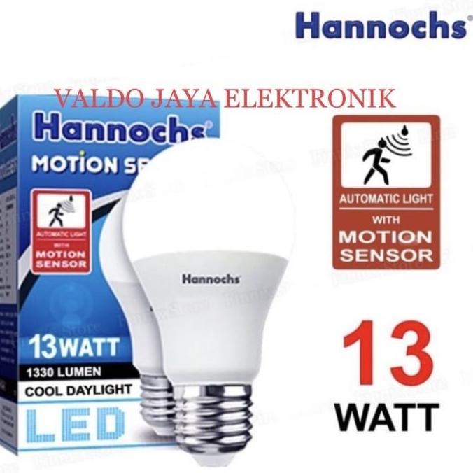 HANNOCHS LED Motion Sensor 13W Lampu Sensor Gerak Lampu HANNOCH Sensor