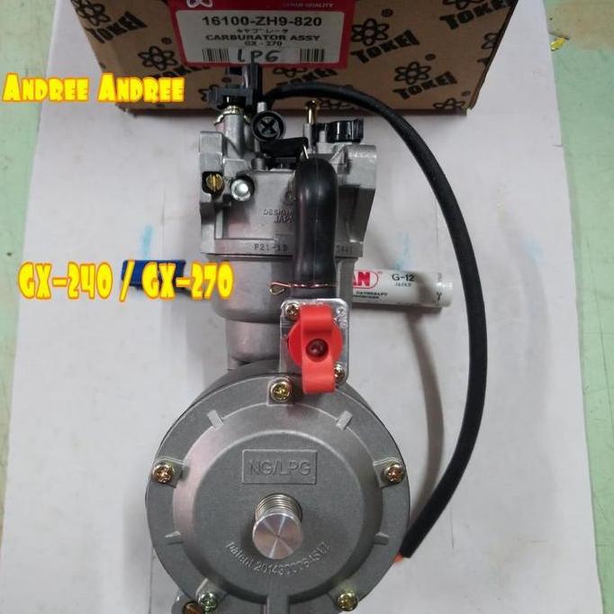 :=:=:=:=] Converter Carburator Genset Bensin RRT Honda GX-270 4500 5000 watt w