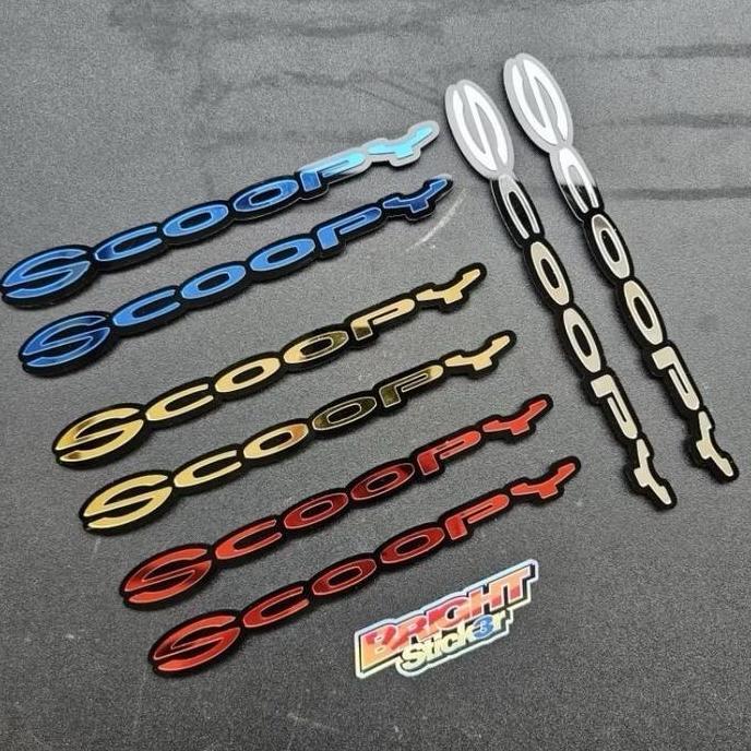 Emblem Scoopy 2017-2020 Akrilik TERBATAS