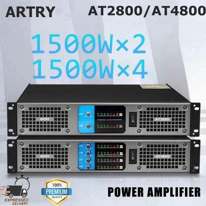 rizkashop99 - artry at2800/at4800 professional power amplifier digital power amplifier four/two chan