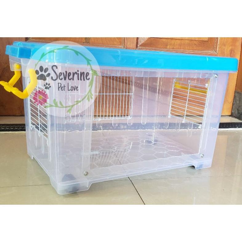-HSR- Container Box Kontainer Modif Akrilik Kandang landak mini | kandang hamster jumbo | kandang ha