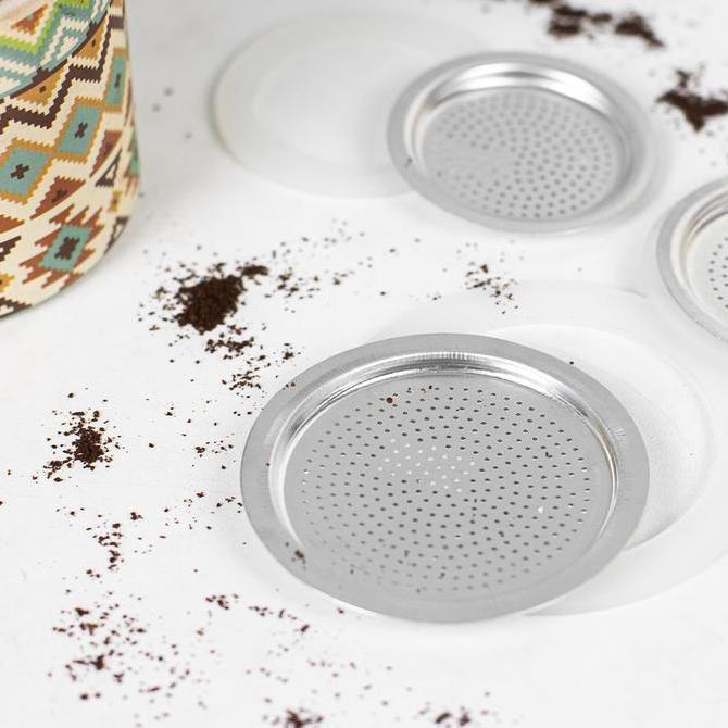 Sekarangkirim- Conalli Gasket Mokapot 1-12 Cup Spare Part Gasket Moka Pot Seal Karet 1 Cup 2 Cup 3 C