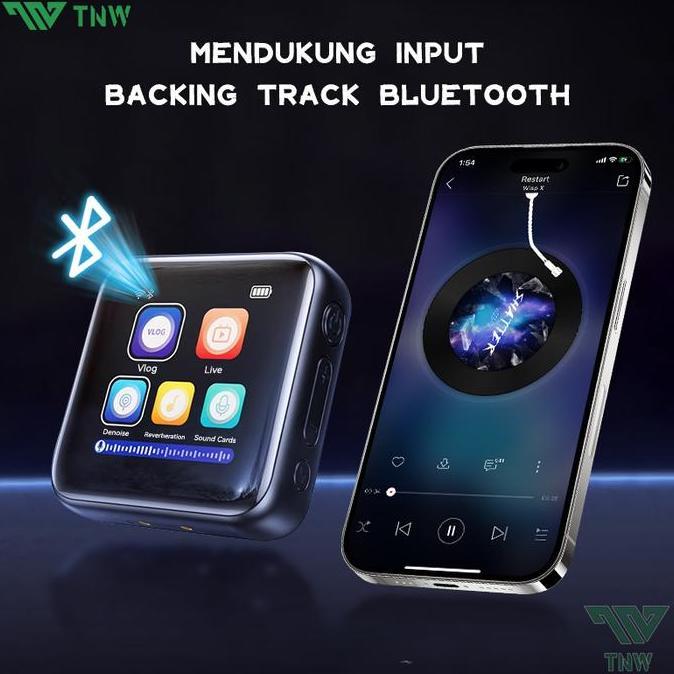 Yoiyoman- Tnw N15 Wireless Microphone Clip On Mic Hp Dan Kamera Lavalier Mikrofon Untuk Live Vlog Ti