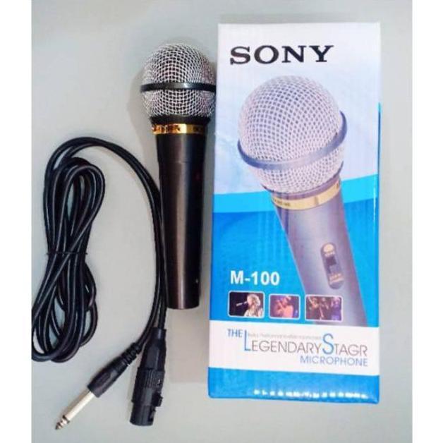 Yoiyoman- Mic Sony M100 /Mic Kabel Murah Berkualitas Bagus