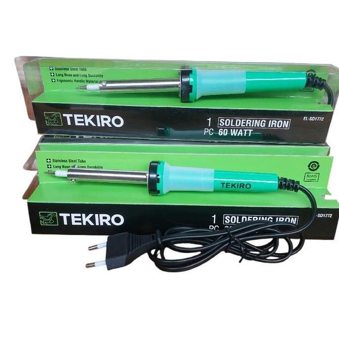 Tekiro Solder Listrik 60 Watt EL-SD1772 - Solder Original dengan Mata Solder Stainless dan Lapisan K
