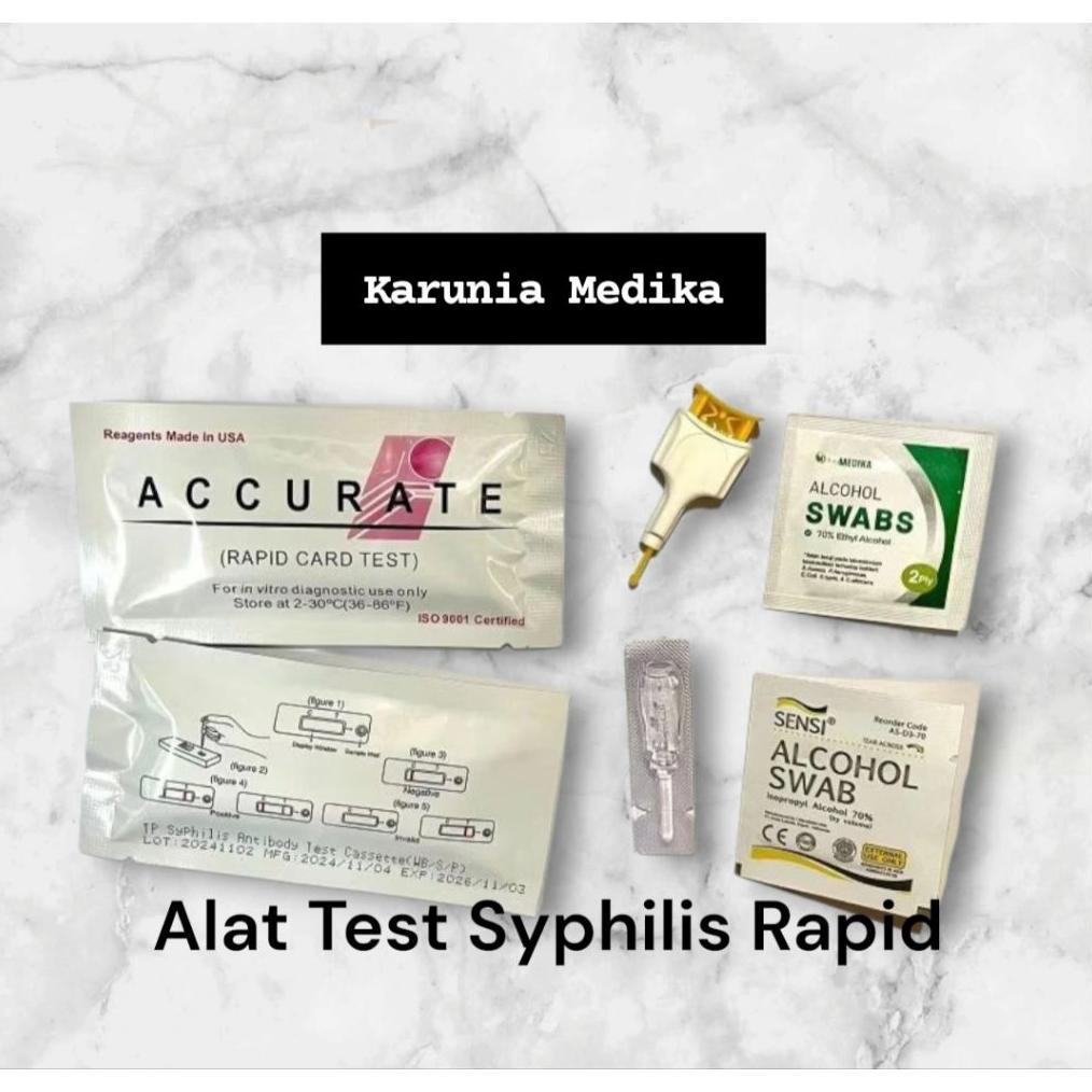 Ready Alat Test Syphilis Rapid - One Step Syphilis Test Satuan Syphilis Hiv