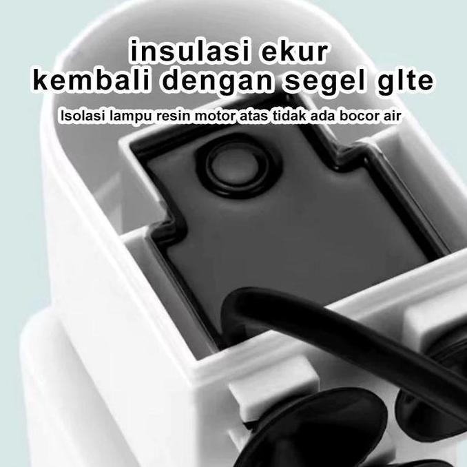 Vareskha_Id - Pompa Aquarium Multifungsi Dengan Filter Internal Sunyi 5 In 1 Pompa Air Akuarium Deng