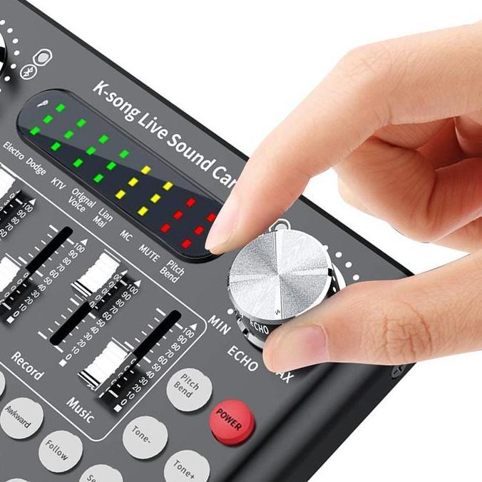Yoiyoman- F8 / F9 Live Mixer Professional External Audio Usb Sound Card