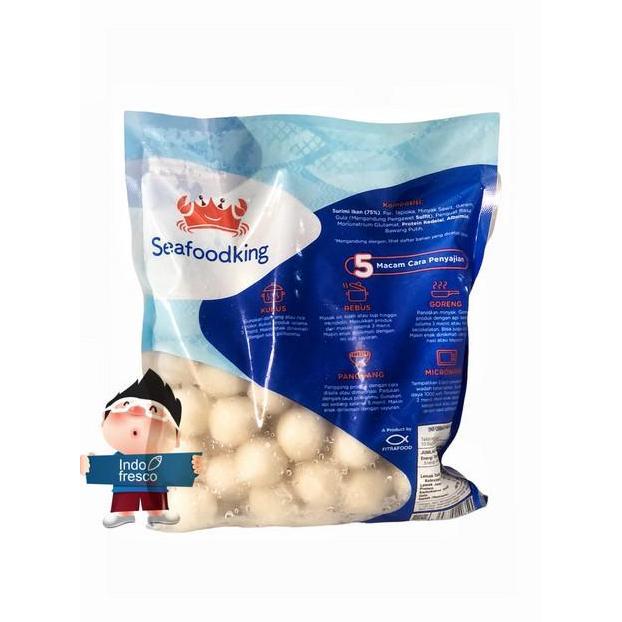 Enaknyoo- Seafood King Bakso Ikan- Fish Ball 500 G