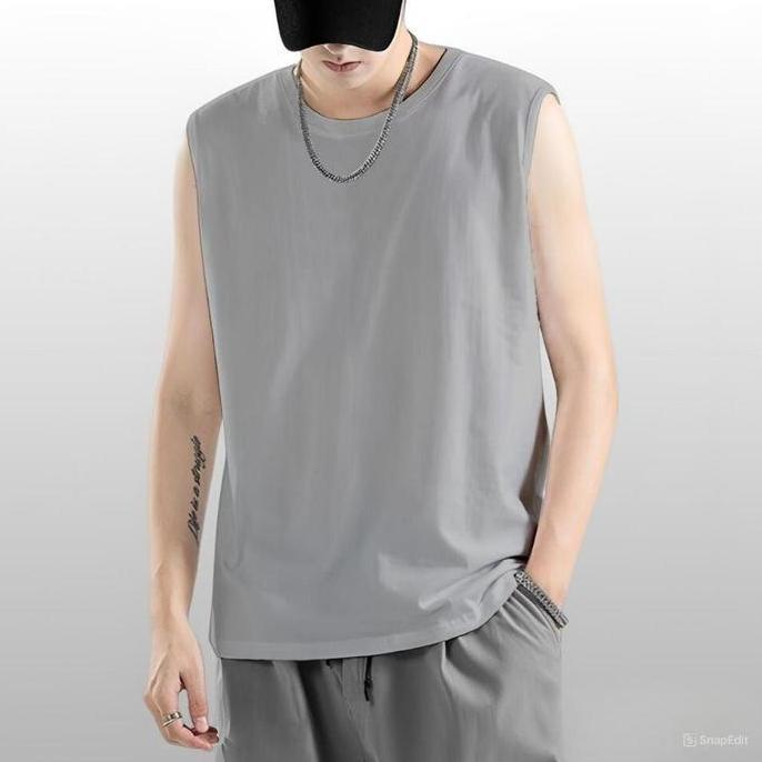 DB132 - / BAJU SINGLET PRIA / BAJU SANTAI PRIA / BAJU TANPA LENGAN / BAJU OBLONG CWOK / BAJU GYM / B