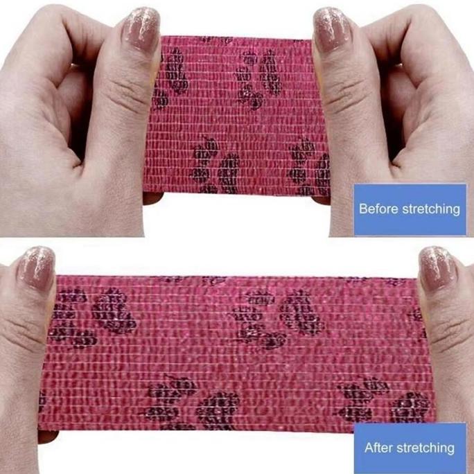 Terbaru Isi 2 Perban Kucing Anti Dirty Pet Elastic Bandage Perban Untuk Kucing Perban Elastis Kucing
