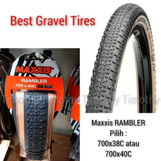 Ban Luar Maxxis Rambler Ukuran 700c x 38 atau 700c x 40