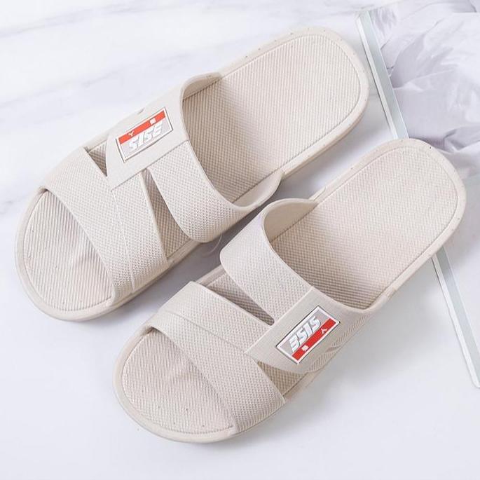 DF366 >> Sandal Jumbo Pria Sandal Slop Karet Tebal Anti Slip shoe slides