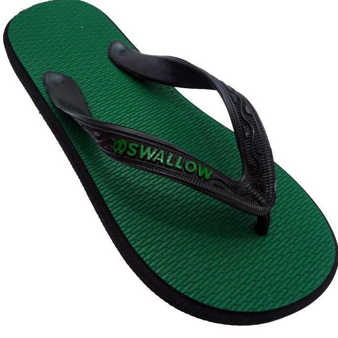 DS65 - Sandal Jepit Swallow Modern 108 GR [Green] | Size tersedia Uk. 9,5 - 12 Warna Hijau Karet Kas