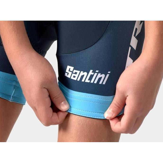 Santini Kid Cycling Bibshorts Team Trek Segafredo / TFR XC Trek Factory Racing Bibshort - Celana Sep